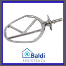 FRUSTA A 'K' IN ACCIAIO PER IMPASTATRICE PLANETARIA KENWOOD MAJOR COOKING CHEF