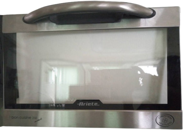 RICAMBIO ORIGINALE PORTA SPORTELLO PER FORNO ARIETE BON CUISINE 25LT 0974