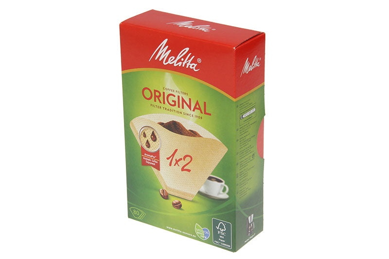 MELITTA CONFEZIONE DA 80 FILTRI CARTA 2 TAZZE PER MACCHINA CAFFE' TIPO AMERICANO