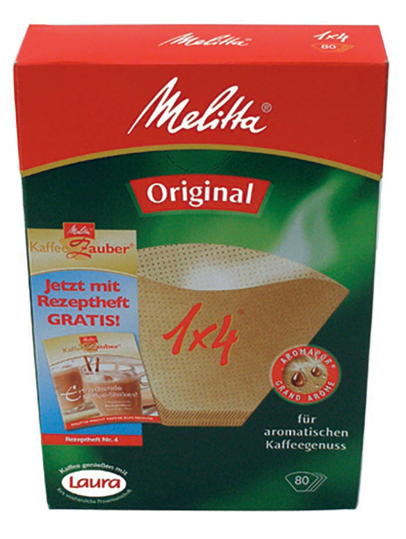 MELITTA CONFEZIONE DA 80 FILTRI CARTA 4 TAZZE PER MACCHINA CAFFE' TIPO AMERICANO
