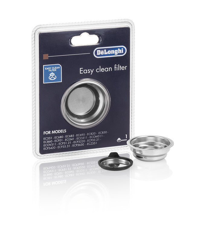 KIT FILTRO 1 TAZZA PER MACCHINA CAFFE' DE LONGHI DISTINTA DEDICA ICONA SCULTURA
