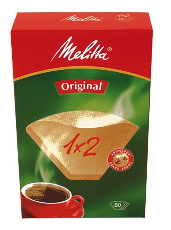 MELITTA CONFEZIONE DA 80 FILTRI CARTA 2 TAZZE PER MACCHINA CAFFE' TIPO AMERICANO