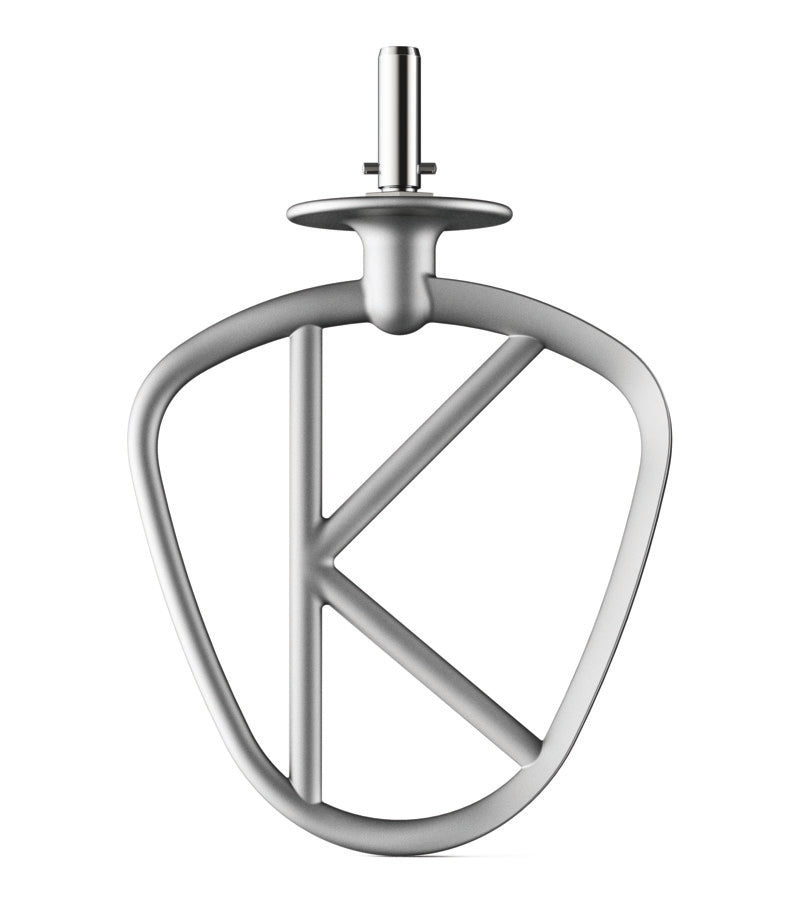 RICAMBIO FRUSTA A 'K' IN ALLUMINIO PER IMPASTATRICE PLANETARIA KENWOOD MAJOR