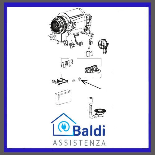 2 PZ. GUARNIZIONE O - RING 3.4X1.9 PER MACCHINA CAFFE DE LONGHI NESPRESSO INISSIA EN80