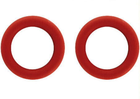 2 PZ. GUARNIZIONE OR TAPPO IN SILICONE PER TAPPO 1/4 MASCHIO DIMENSIONI 15X4 mm