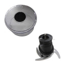 RICAMBIO KIT COPERCHIO E LAMA PER CHOPPER TRITATUTTO IMETEC CH 3000 F6102 7256 7475