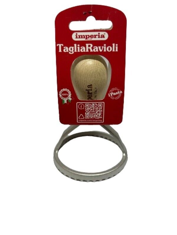 IMPERIA TAGLIARAVIOLI STAMPO FORMA RAVIOLI TONDO 80 mm. MADE IN ITALY
