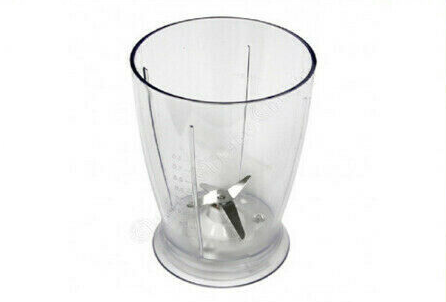 BICCHIERE IN PLASTICA CON LAMA PER FRULLATORE BLENDY ARIETE MOD.570 - ORIGINALE