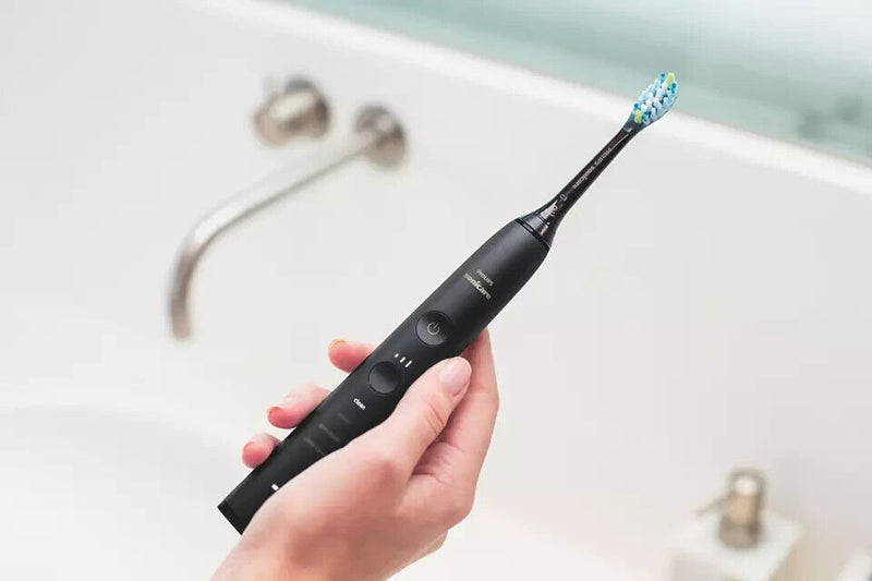 PHILIPS DIAMOND CLEAN 9000 - SET DI 2 SPAZZOLINO ELETTRICO SONICO CON APP - NERO