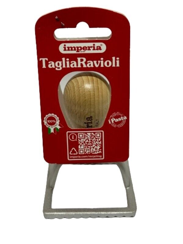 IMPERIA TAGLIARAVIOLI STAMPO FORMA RAVIOLI QUADRO 68X68 mm. MADE IN ITALY