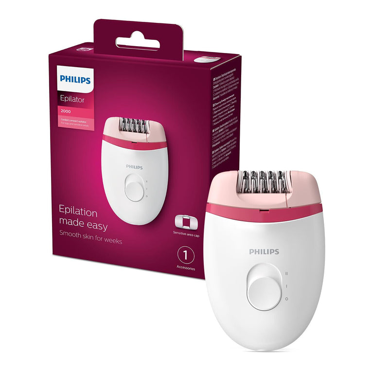 PHILIPS SATINELLE ESSENTIAL EPILATORE COMPATTO CON CAVO BRE235/00