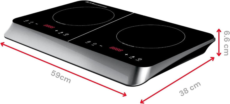 ARDES AR1F602 – KOOKIE DUO – FORNELLO A INDUZIONE POTENZA DIFFERENZIATA 3500 W