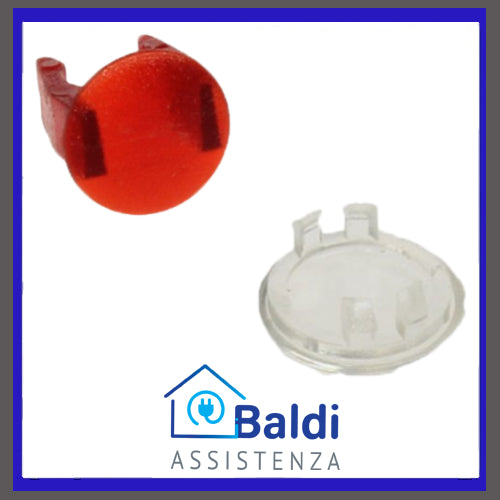 COPPIA GEMME ROSSA E TRASPARENTE PER BISTECCHIERA ELETTRICA DE'LONGHI CG CGRMP
