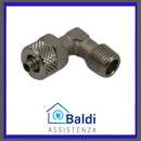 RICAMBIO RACCORDO GOMITO MASCHIO 06 1/8 PER MACCHINA DA CAFFÈ AROMA KIKKO - PLUS - X
