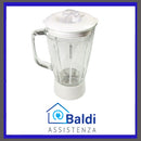 RICAMBIO BICCHIERE CARAFFA FRULLATORE COMPLETO PER ROBOT IMPASTATRICE ARIETE MIX & BLEND 1596/1