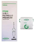 KIT 6 FILTRI FILTRELLO PREMIUM FP200 PER ASPIRAPOLVERE FOLLETTO VK200 VK220 VK220S RB7S