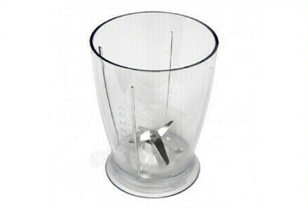 BICCHIERE IN PLASTICA CON LAMA PER FRULLATORE BLENDY ARIETE MOD.570 - ORIGINALE
