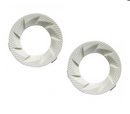 COPPIA MACINE IN CERAMICA PER MACCHINA CAFFE' SAECO GAGGIA PHILIPS VARI MODELLI