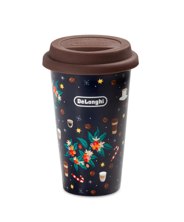DE LONGHI MUG THERMOCUP TAZZA TERMICA DI CERAMICA A DOPPIA PARETE 300 ML.