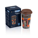 DE LONGHI MUG THERMOCUP TAZZA TERMICA DI CERAMICA A DOPPIA PARETE 300 ML. COFFEE
