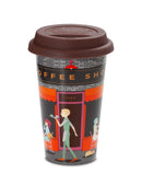 DE LONGHI MUG THERMOCUP TAZZA TERMICA DI CERAMICA A DOPPIA PARETE 300 ML. COFFEE