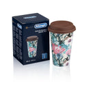 DE LONGHI MUG THERMOCUP TAZZA TERMICA DI CERAMICA A DOPPIA PARETE 300 ML. MULTIC