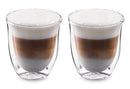 DE LONGHI SET 6 TAZZE BICCHIERI TERMICI PER CAPPUCCINO - THERMOCUP - 190 ml.