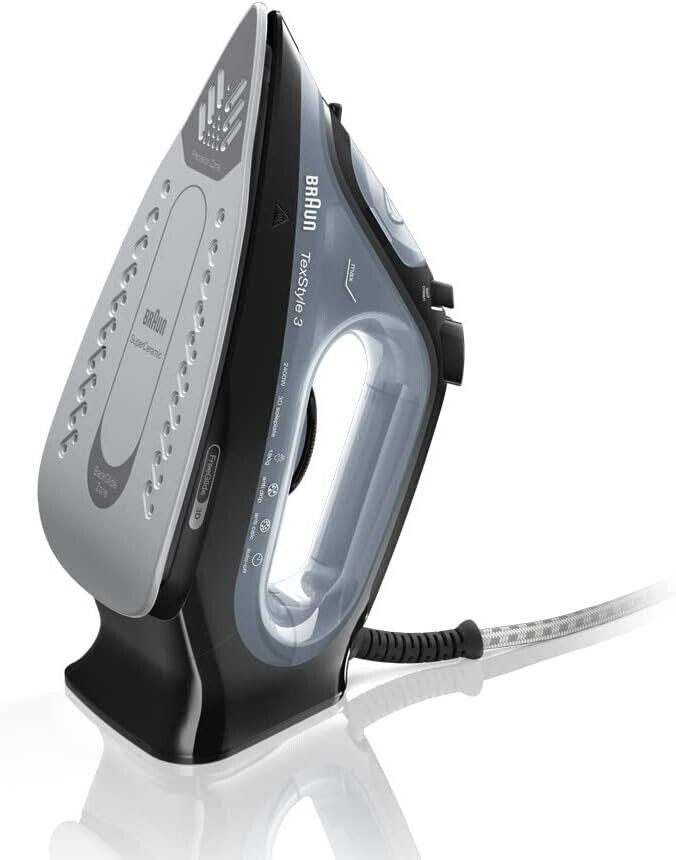 FERRO DA STIRO A VAPORE BRAUN SI3055BK TEXSTYLE 3 SI3055BK 2400W FREEGLIDE 3D