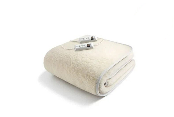 IMETEC COPERTA SCALDASONNO MATRIMONIALE 50% LANA E MERINO 150x160 cm 110W