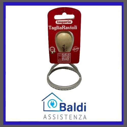 IMPERIA TAGLIARAVIOLI STAMPO FORMA RAVIOLI TONDO 80 mm. MADE IN ITALY