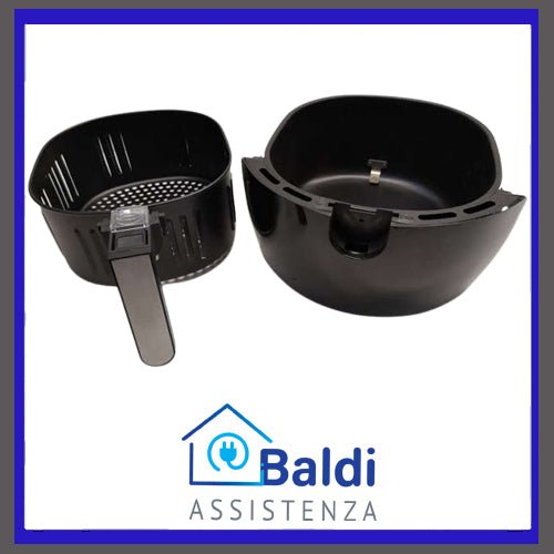 RICAMBIO CESTELLO E CONTENITORE PER FRIGGITRICE AD ARIA ARIETE AIR FRYER DIGITAL 4618