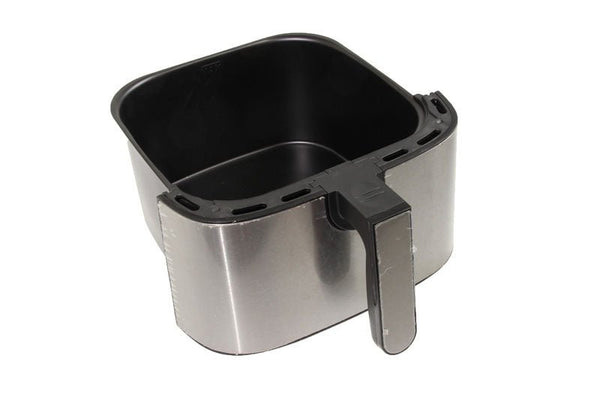 RICAMBIO CIOTOLA VASCA CONTENITORE PER FRIGGITRICE AD ARIA ARIETE 4628 AIR FRYER METAL 7L
