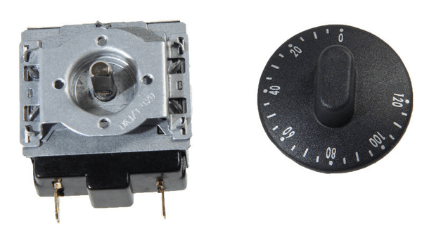 RICAMBIO KIT TIMER E MANOPOLA PER FORNO FORNETTO ELETTRICO DE'LONGHI EO2079 EO20
