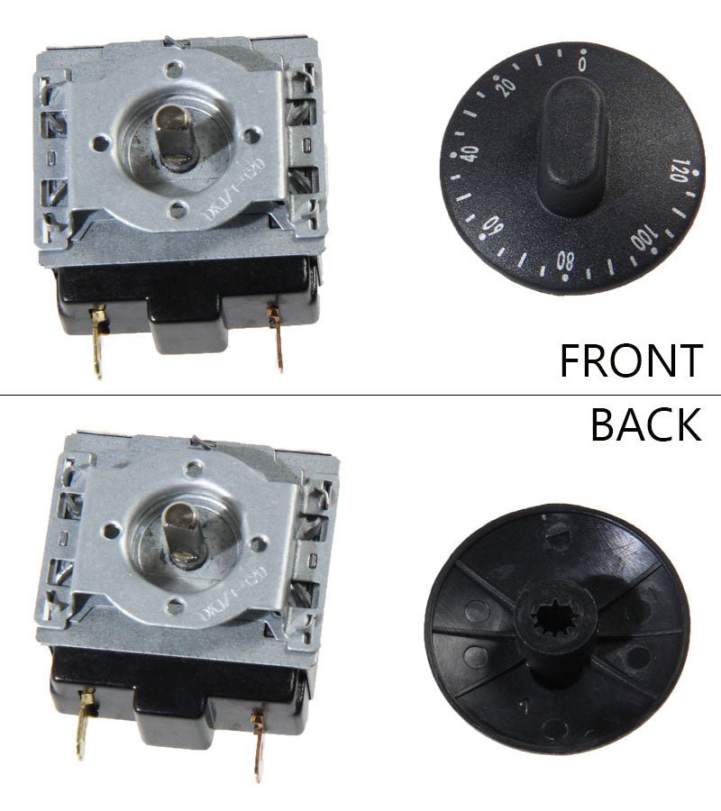RICAMBIO KIT TIMER E MANOPOLA PER FORNO FORNETTO ELETTRICO DE'LONGHI EO2079 EO20
