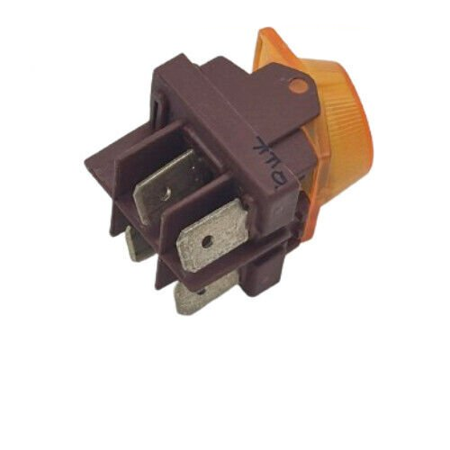 RICAMBIO ORIGINALE INTERRUTTORE  LUMINOSO ARANCIO PER MACCHINA DA CAFFE' SAECO