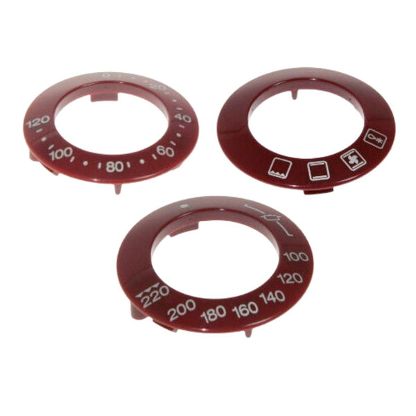 RICAMBIO ORIGINALE KIT 3 SOTTOMANOPOLA PER FORNO FORNETTO DE LONGHI EO14902.W
