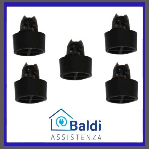 RICAMBIO ORIGINALE SET 5 PIEDINI PER FORNO MICROONDE DE LONGHI MW20 MW25 MW30