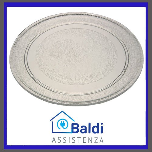 RICAMBIO PIATTO VETRO DIAM. 245 mm PER FORNO MICROONDE DE LONGHI MW 200 205 500