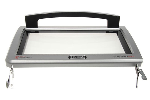 RICAMBIO PORTA CON CERNIERE PER FORNO FORNETTO ELETTRICO DE LONGHI EO24752