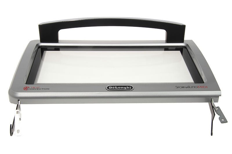 RICAMBIO PORTA CON CERNIERE PER FORNO FORNETTO ELETTRICO DE LONGHI EO24752