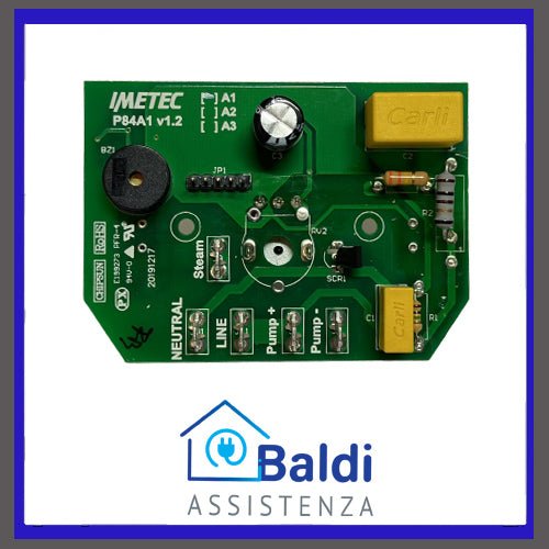 RICAMBIO SCHEDA ELETTRONICA PCB PER FERRO DA STIRO IMETEC ZEROCALC PRO 9007 P8401