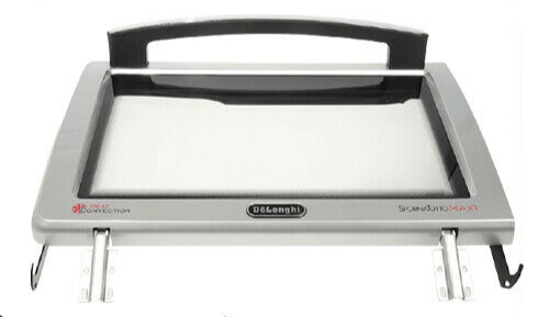 RICAMBIO SPORTELLO PORTA CON CERNIERE PER FORNO ELETTRICO DE LONGHI EO3275 EO32752
