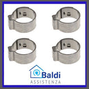 4 PEZZI FASCETTA STRINGITUBO PINZABILE CL120 - 1 10 - 12 PER STIRELLA BRAUN DE LONGHI