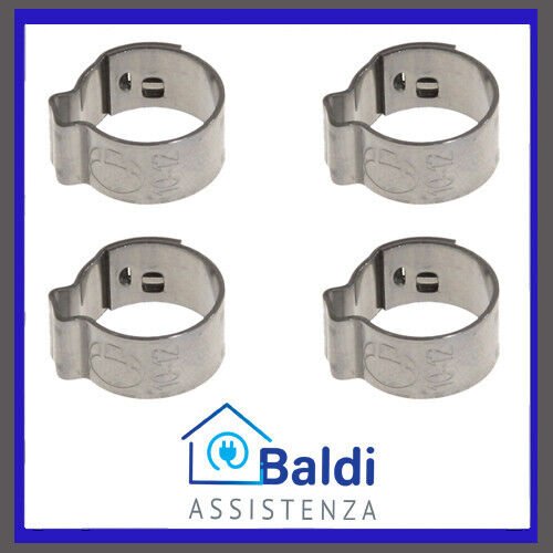 4 PEZZI FASCETTA STRINGITUBO PINZABILE CL120 - 1 10 - 12 PER STIRELLA BRAUN DE LONGHI