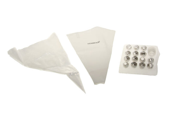 KENWOOD KWSD120 SAC A POCHE PIPING BAG CON 14 UGELLI IN ACCIAIO INOSSIDABILE