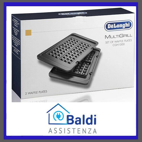 ACCESSORIO DLSK151 COPPIA PIASTRA WAFFLE PER BISTECCHIERA ELETTRICA DE'LONGHI CHG