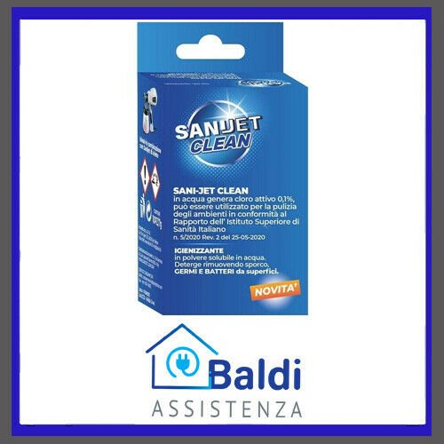 ARIETE SANI JET CLEAN CONFEZIONE 10 BUSTE DA 7GR. DI POLVERE IGIENIZZANTE