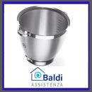 CIOTOLA RECIPIENTE CONTENITORE IN ACCIAIO INOX PER IMPASTATRICE KENWOOD CHEF XL