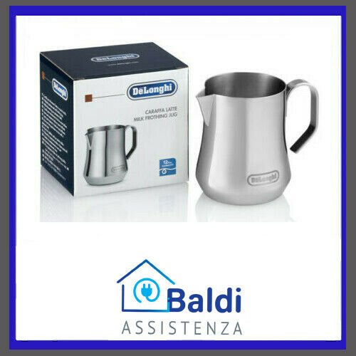 DE LONGHI ACCESSORIO CARAFFA MONTALATTE DI ACCIAIO SATINATO 350 ML DLSC060