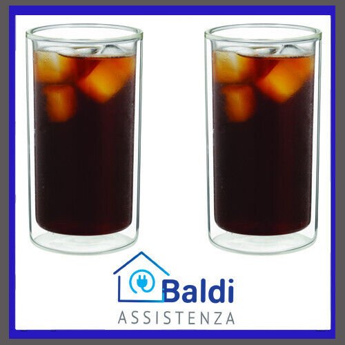 DE LONGHI DLSC325 THERMOCUP SET DI 2 BICCHIERI TERMICI COLD BREW 300 ML.